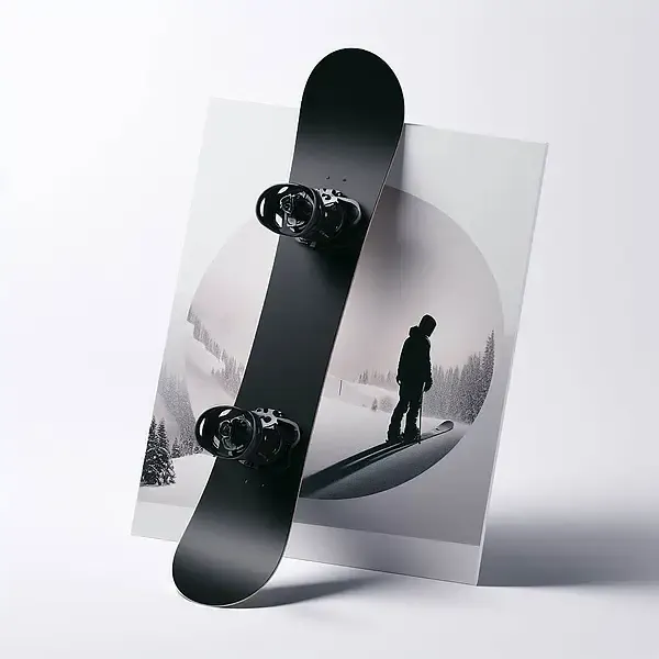 Shadow Black Snowboard